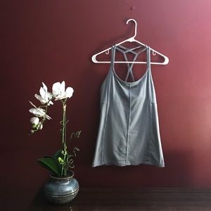 Athleta Inner Goddess Tank in Cement Gray